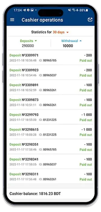 MobCash profit report